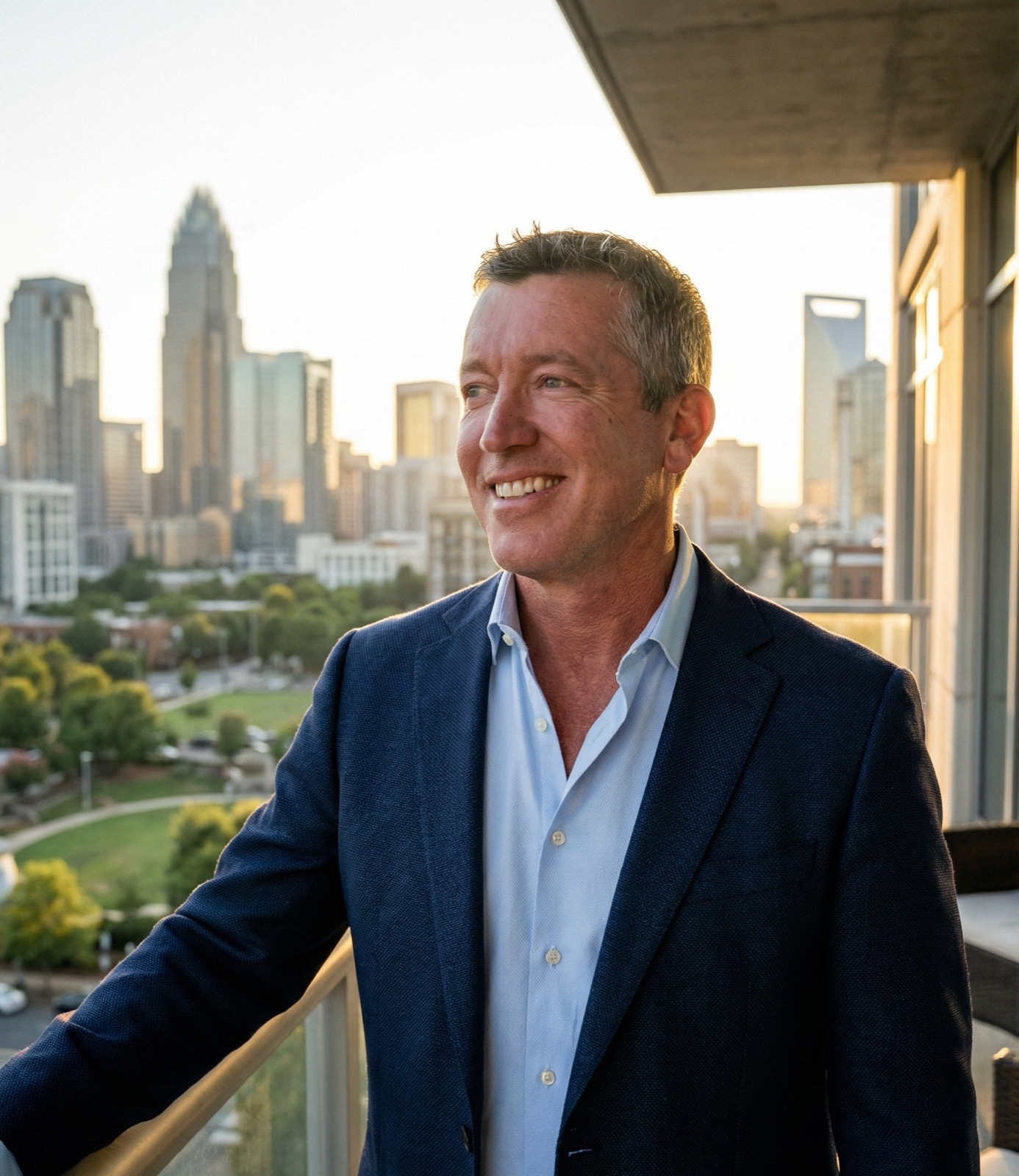 Dr. Kevin Stepp welcoming patients traveling to Charlotte, NC for subspecialty pelvic surgery