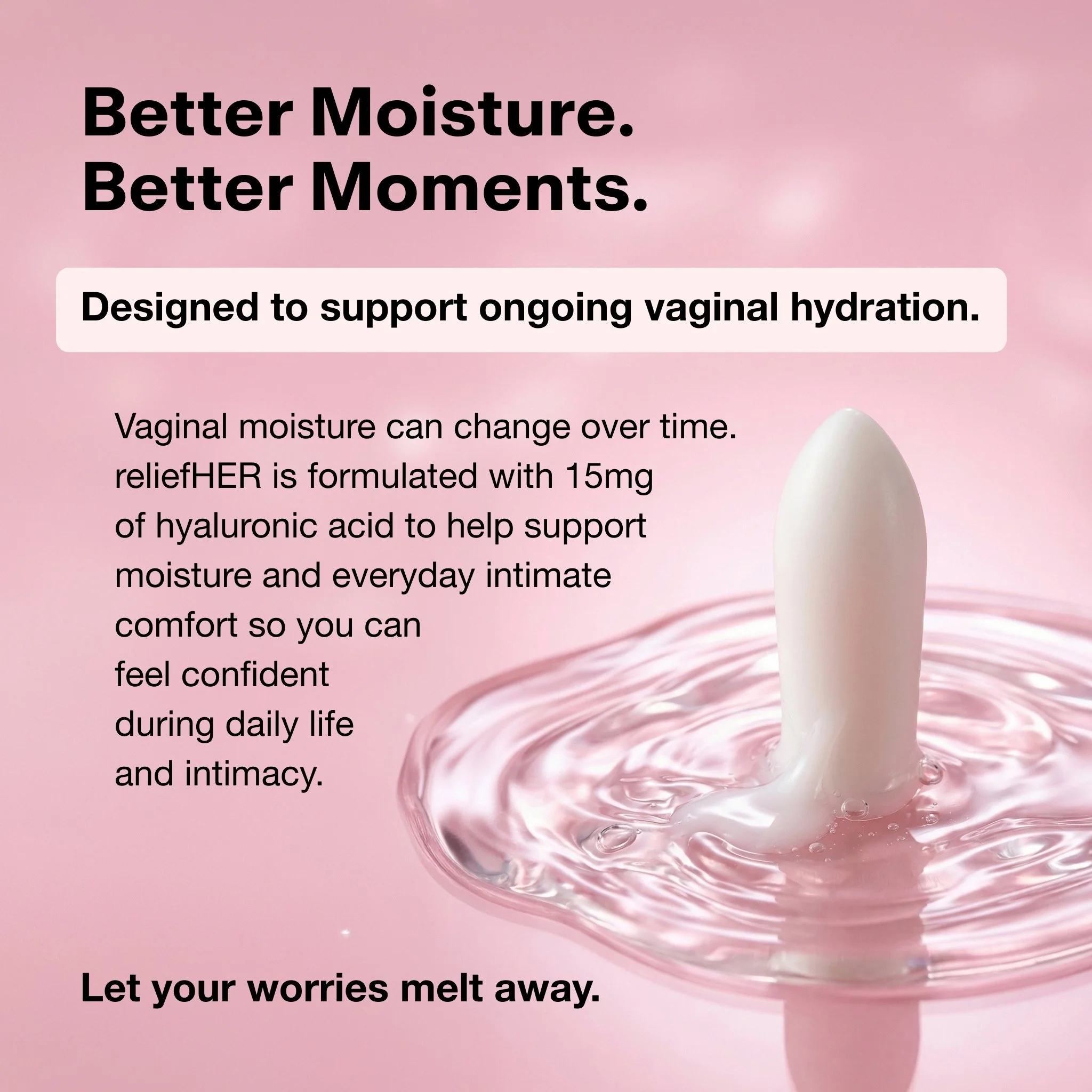 reliefHER™ Vaginal Hydration Melts - Image 3